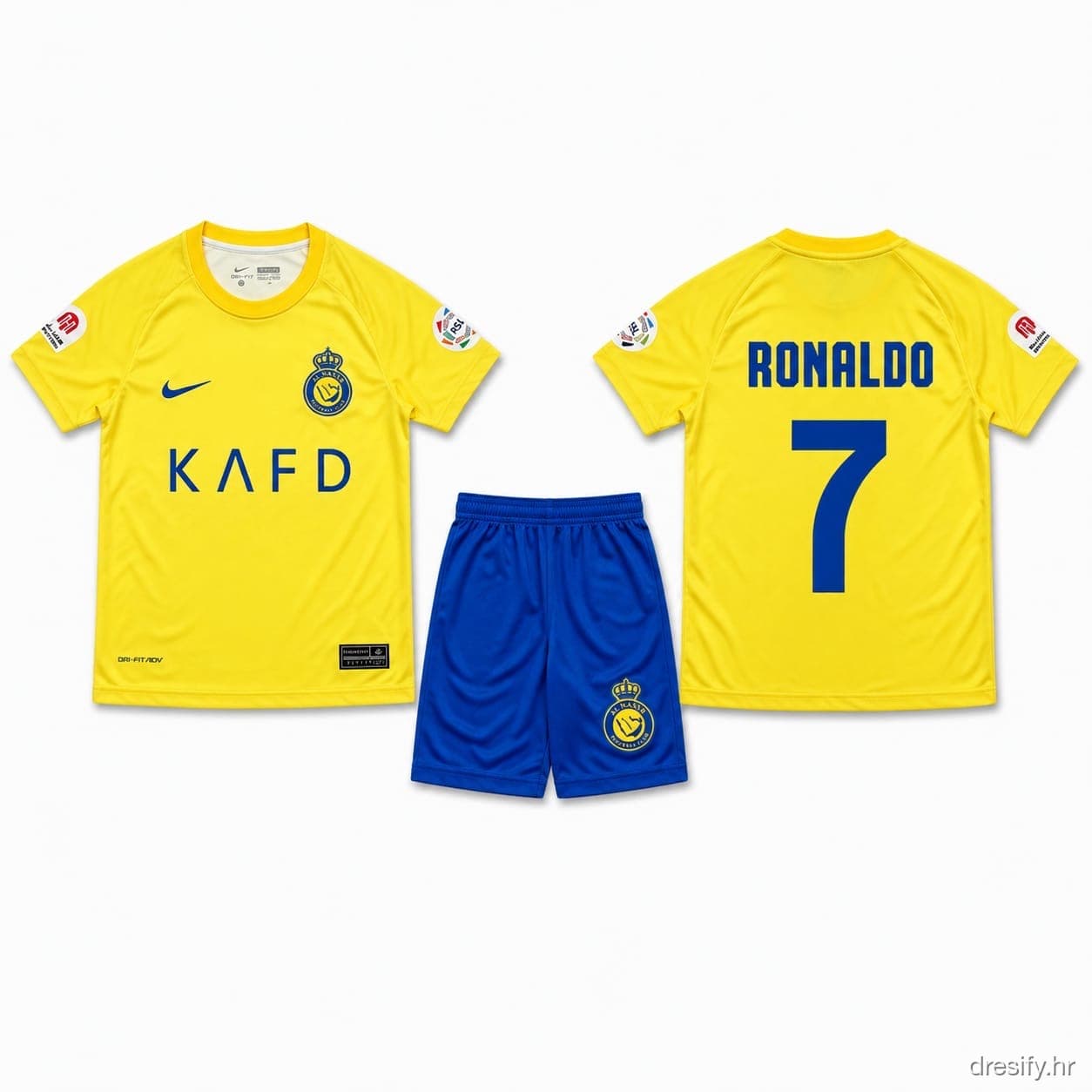 Al-Nassr Ronaldo nr7 — home Prednja i stražnja strana