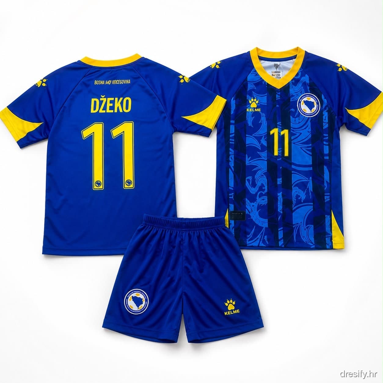 BiH Džeko nr9 Prednja i stražnja strana