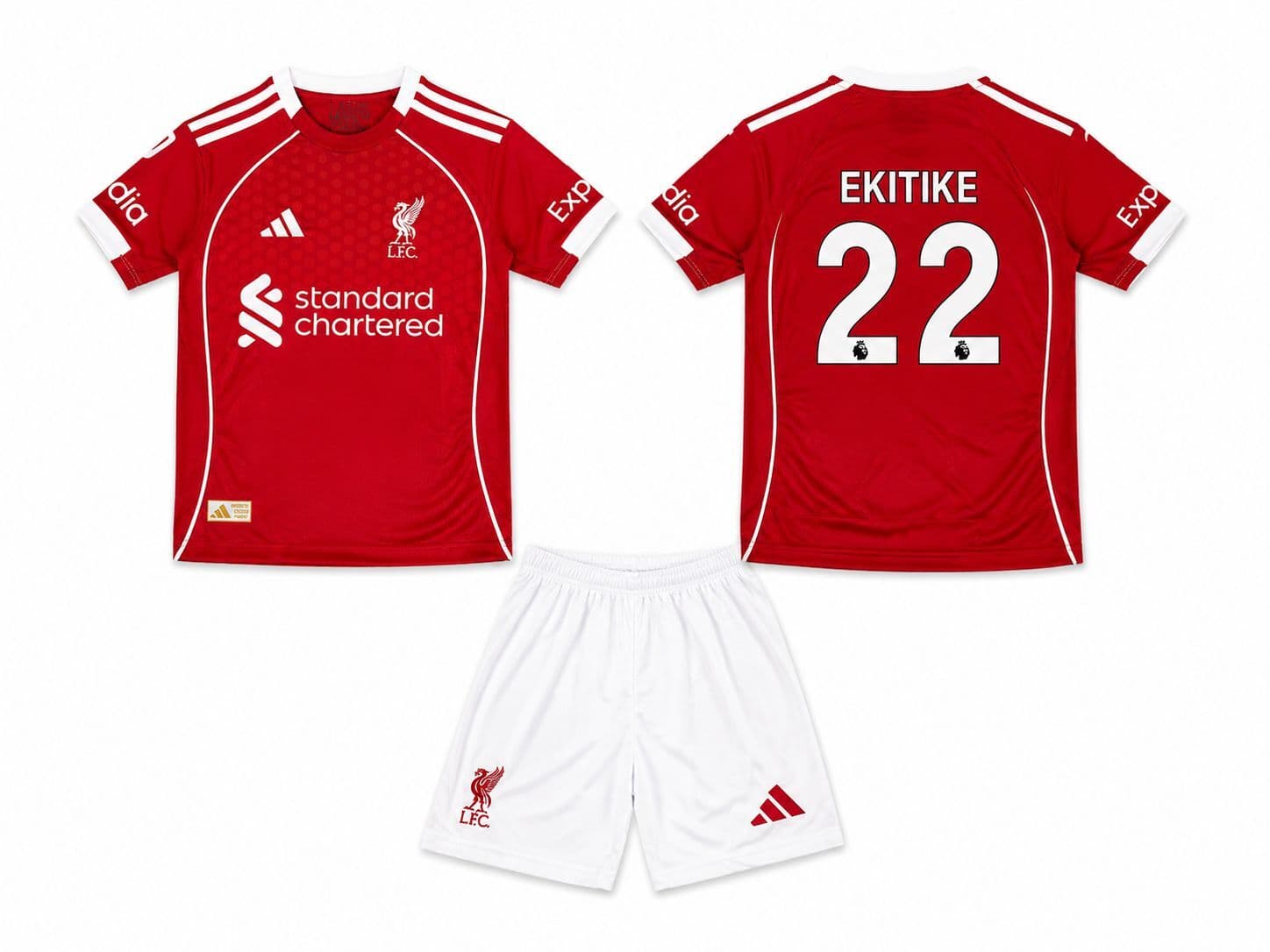 Liverpool Ekitikè Prednja i stražnja strana