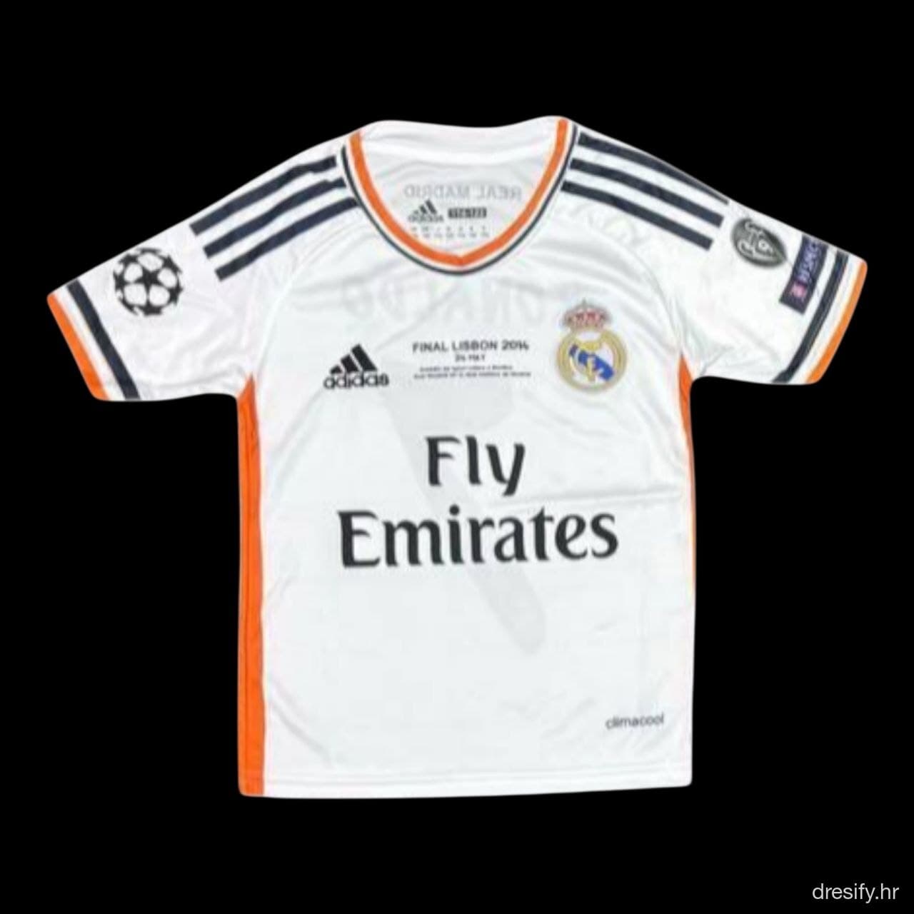 Real Madrid Ronaldo nr7 — bijeli CL Prednja i stražnja strana
