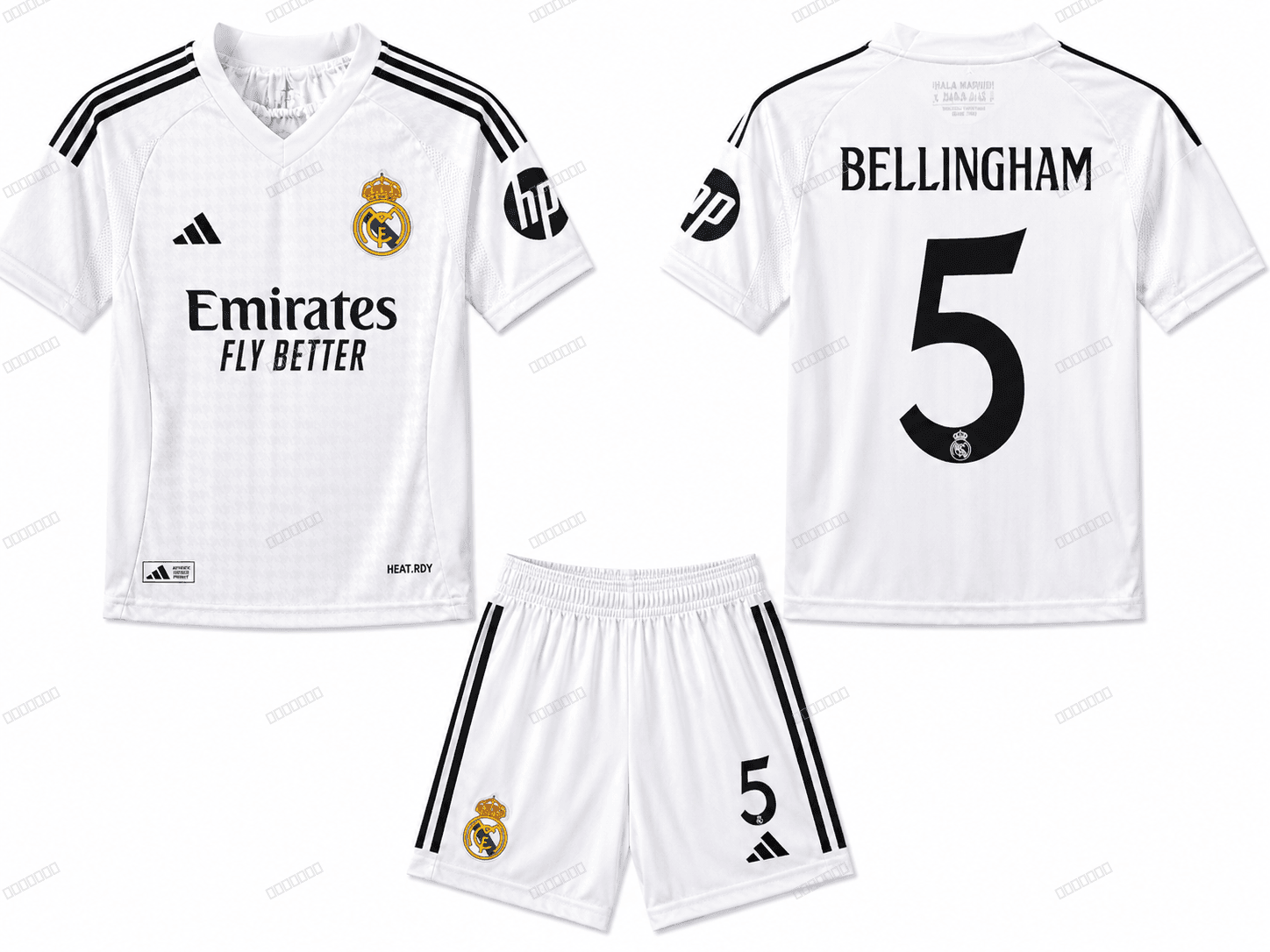 Real Madrid Bellingham nr5 — domaći bijeli 2024/25 Real Madrid Bellingham nr5 — domaći bijeli 2024/25