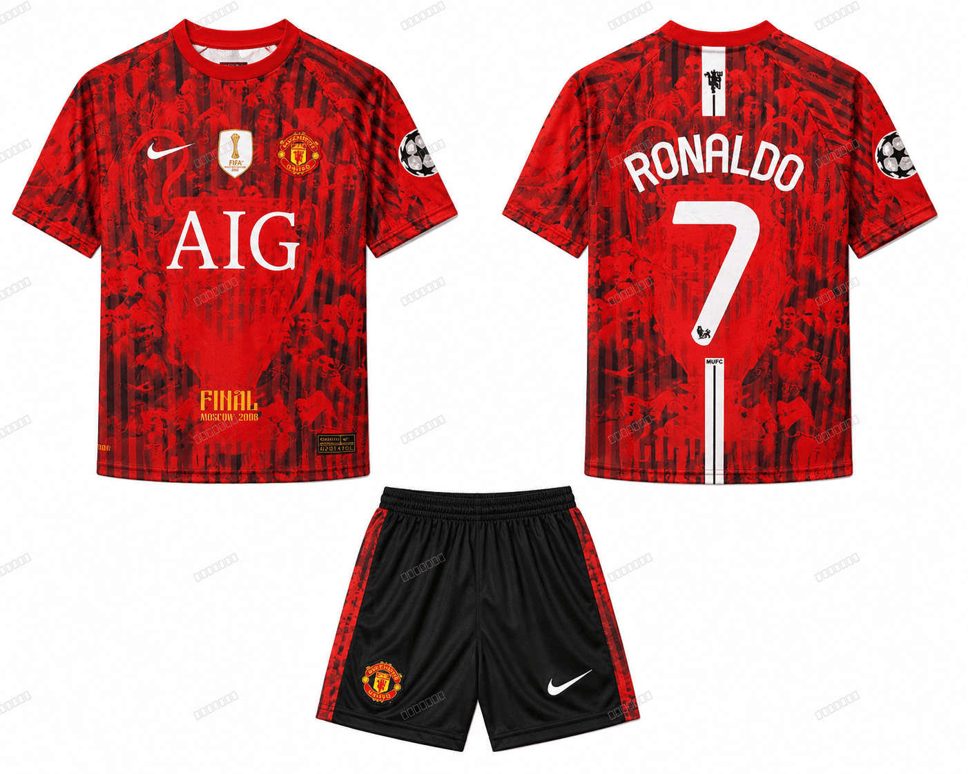 Manchester United Ronaldo nr7 — Final Moscow 2008 retro Manchester United Ronaldo nr7 — Final Moscow 2008 retro