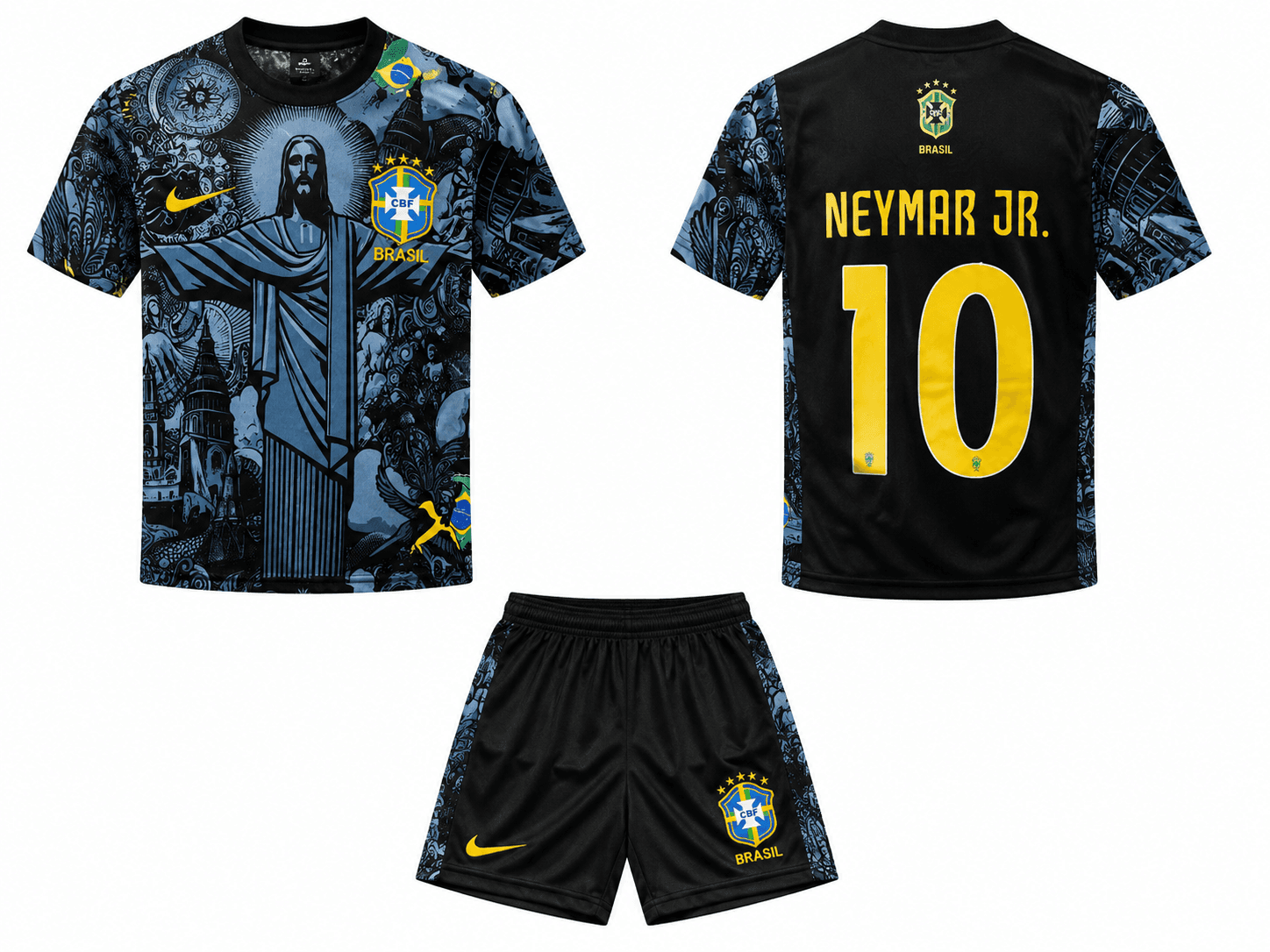 Brazil Neymar Jr. nr10 — Plavi Jesus edicija Brazil Neymar Jr. nr10 — Plavi Jesus edicija