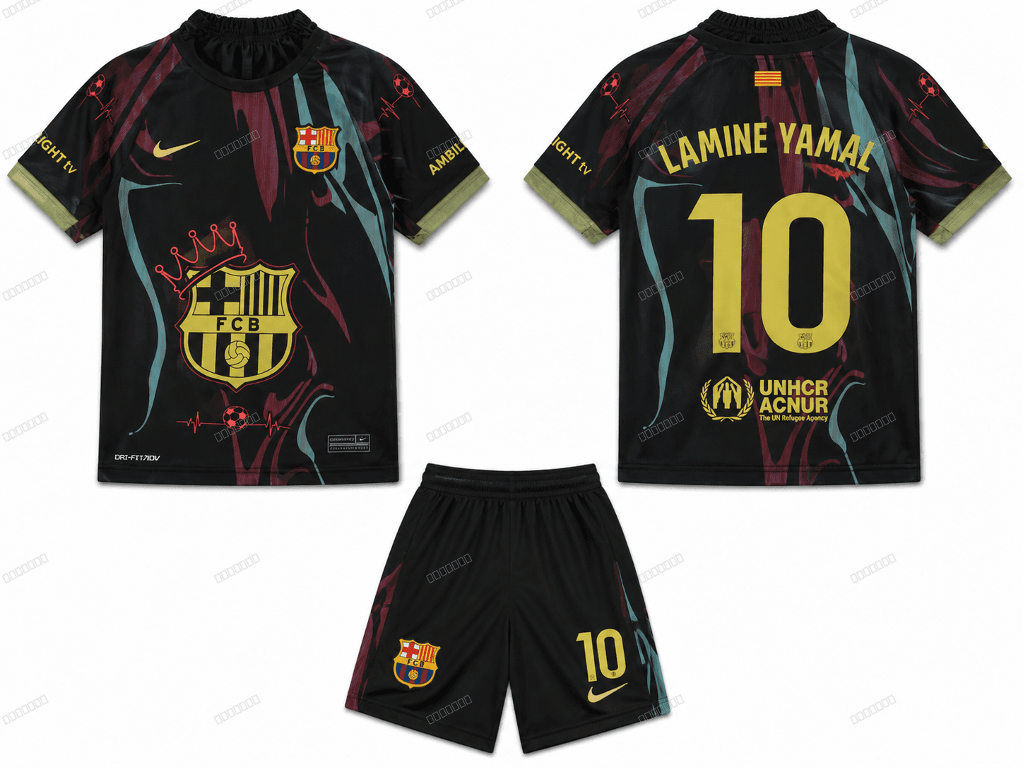 Barcelona Yamal nr10 — crni specijalno izdanje Barcelona Yamal nr10 — crni specijalno izdanje