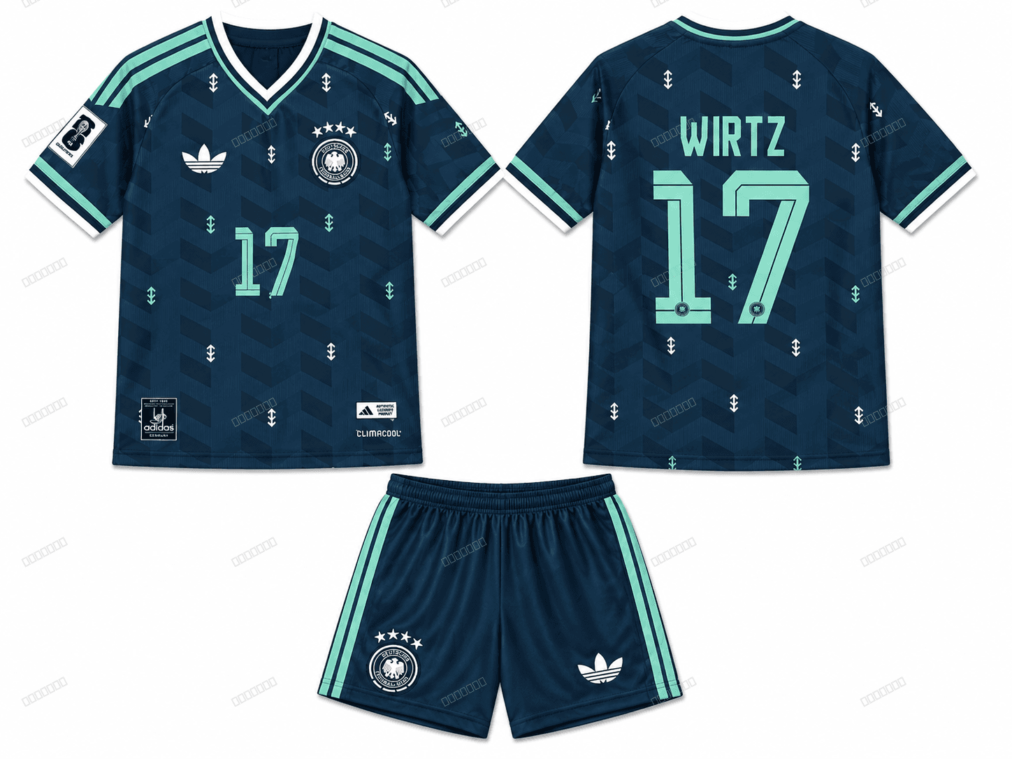 Njemačka Wirtz nr17 — tamno plavi 2026 Njemačka Wirtz nr17 — tamno plavi 2026