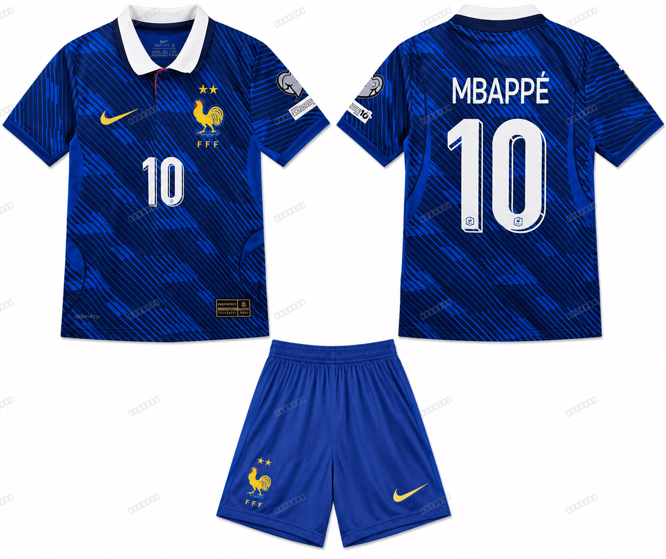 Francuska Mbappé nr10 — plavi domaći Francuska Mbappé nr10 — plavi domaći