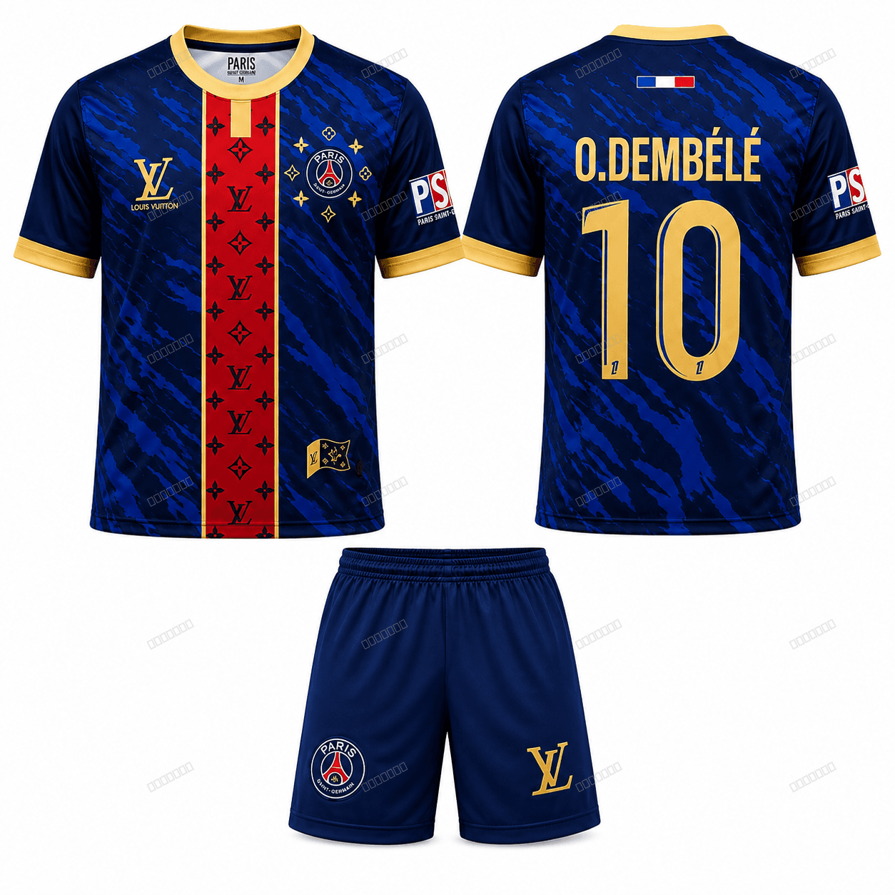 Paris Saint-Germain Dembélé nr10 — plavi Louis Vuitton edition Paris Saint-Germain Dembélé nr10 — plavi Louis Vuitton edition