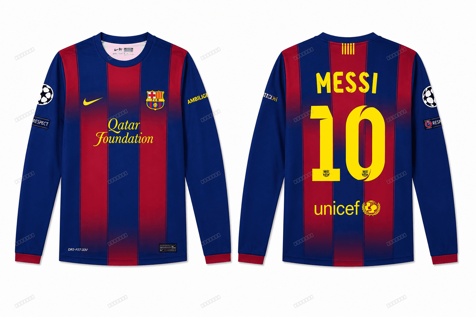 Barcelona Messi nr10 — retro 2011/12 dugi rukavi Barcelona Messi nr10 — retro 2011/12 dugi rukavi