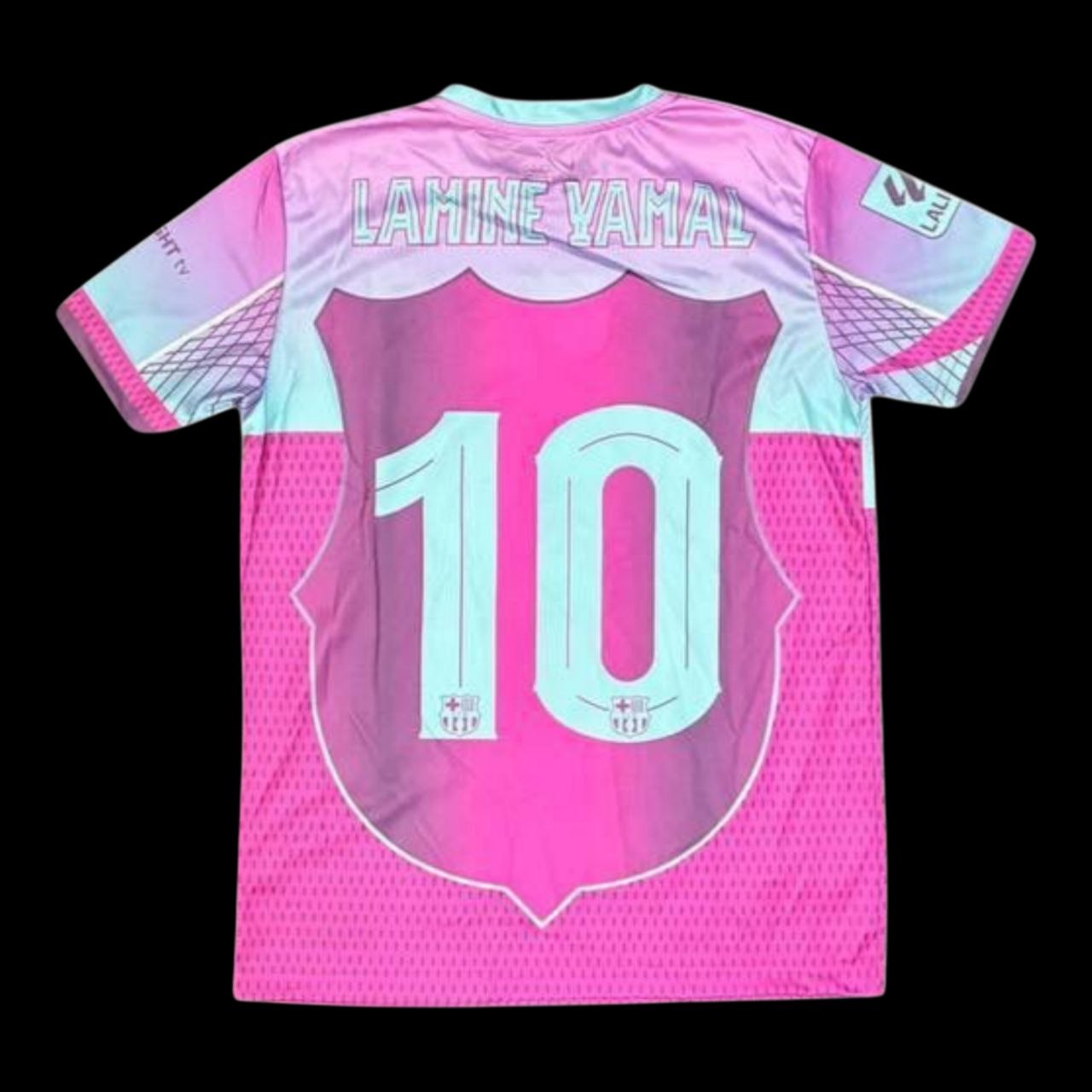 FC Barcelona Yamal nr10 — rozo/plavi Stražnja strana