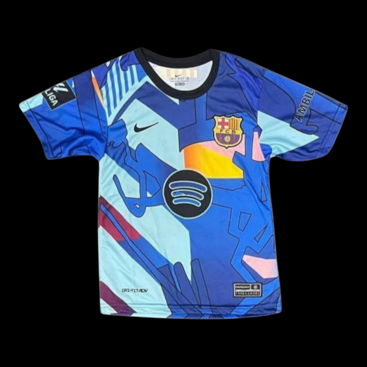 FC Barcelona Yamal nr11 — šareni Prednja strana